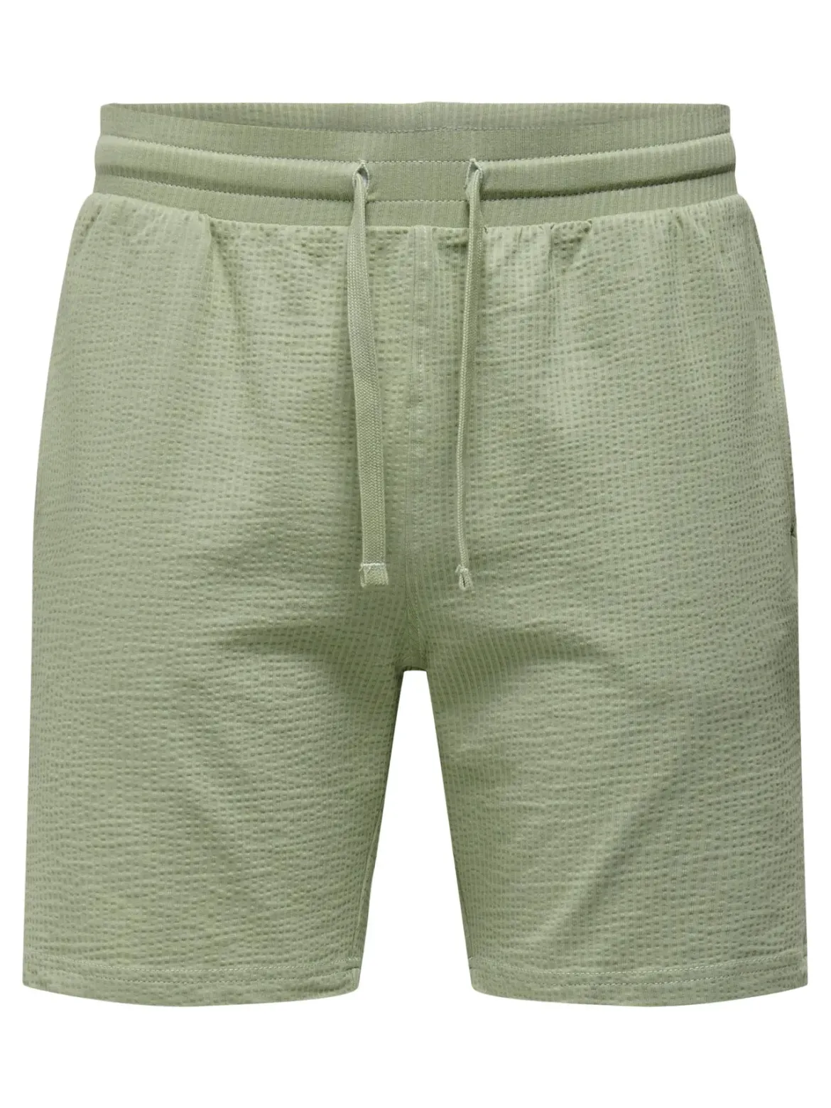 Only and Sons miesten shortsit, K KIAN REG SEERSUCKER SHORTS Seagrass