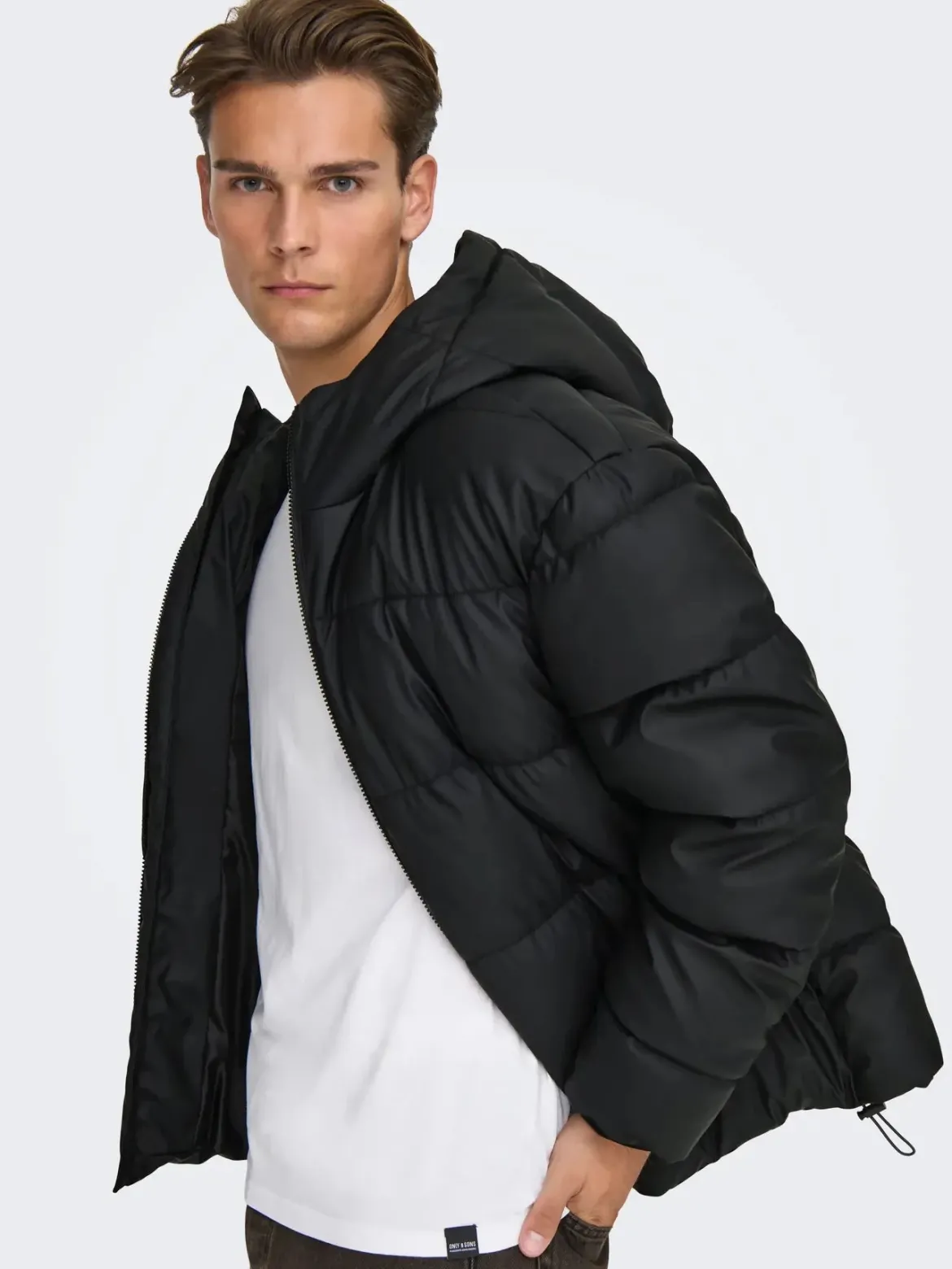 Only and Sons miesten takit ONSMICHAEL WATER REP. PUFFER OTW, musta