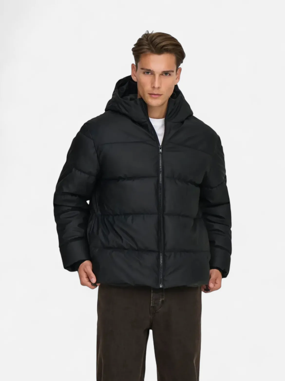 Only and Sons miesten takit ONSMICHAEL WATER REP. PUFFER OTW, musta