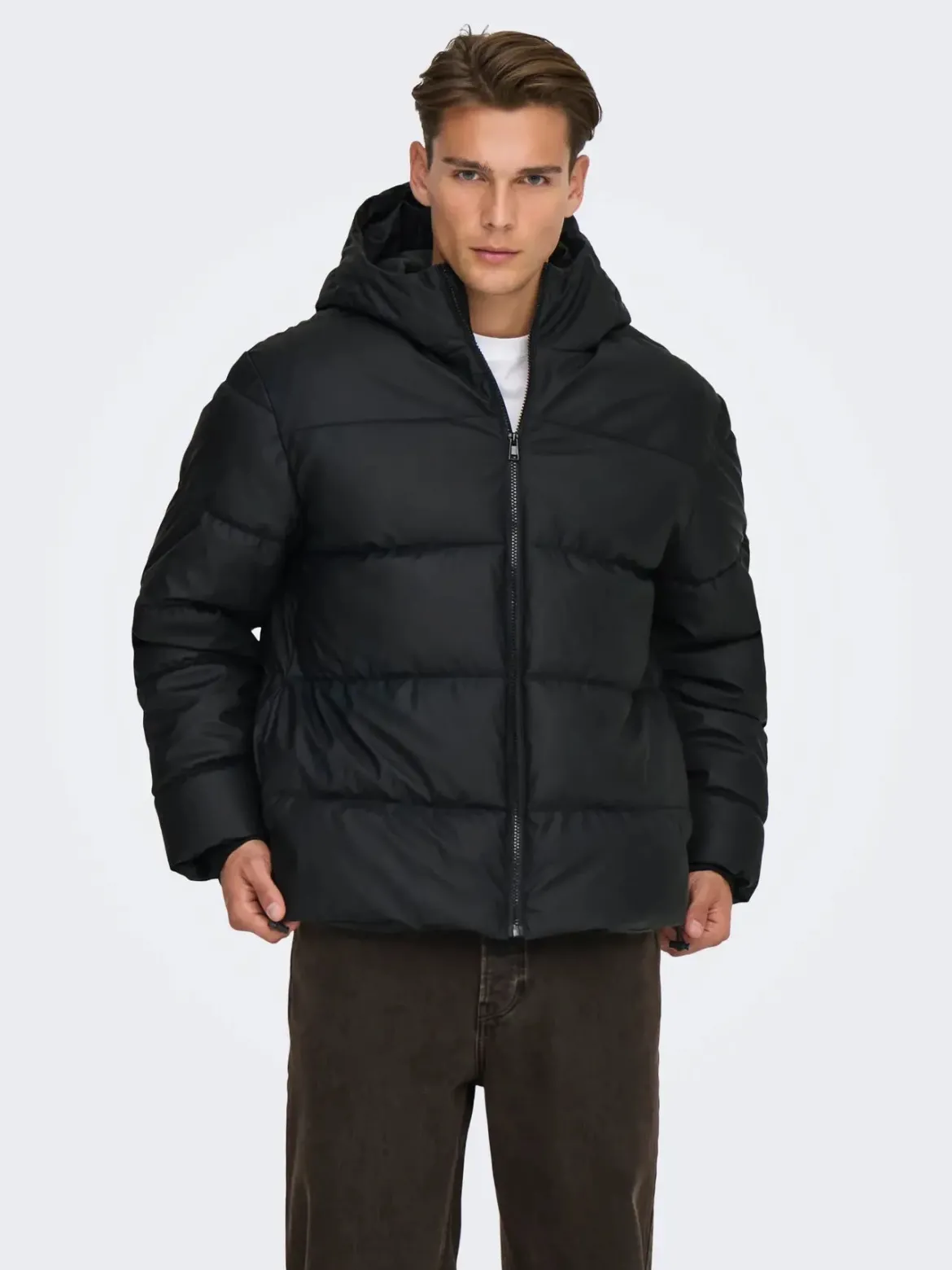 Only and Sons miesten takit ONSMICHAEL WATER REP. PUFFER OTW, musta