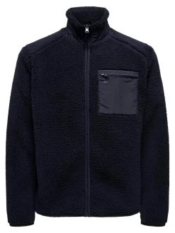 Only and Sons Miesten Teddytakki, DALLAS SHERPA JACKET Tummansininen