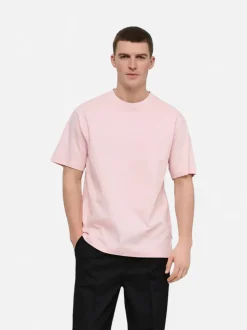 Only and Sons miesten t-paita Fred Rlx Ss Tee Nos, Veiled Pink