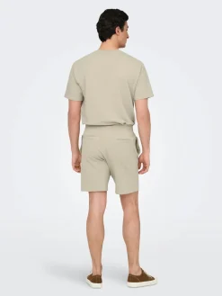 Only and Sons miesten t-paita, K KIAN REG SEERSUCKER SS TEE Silver Lining