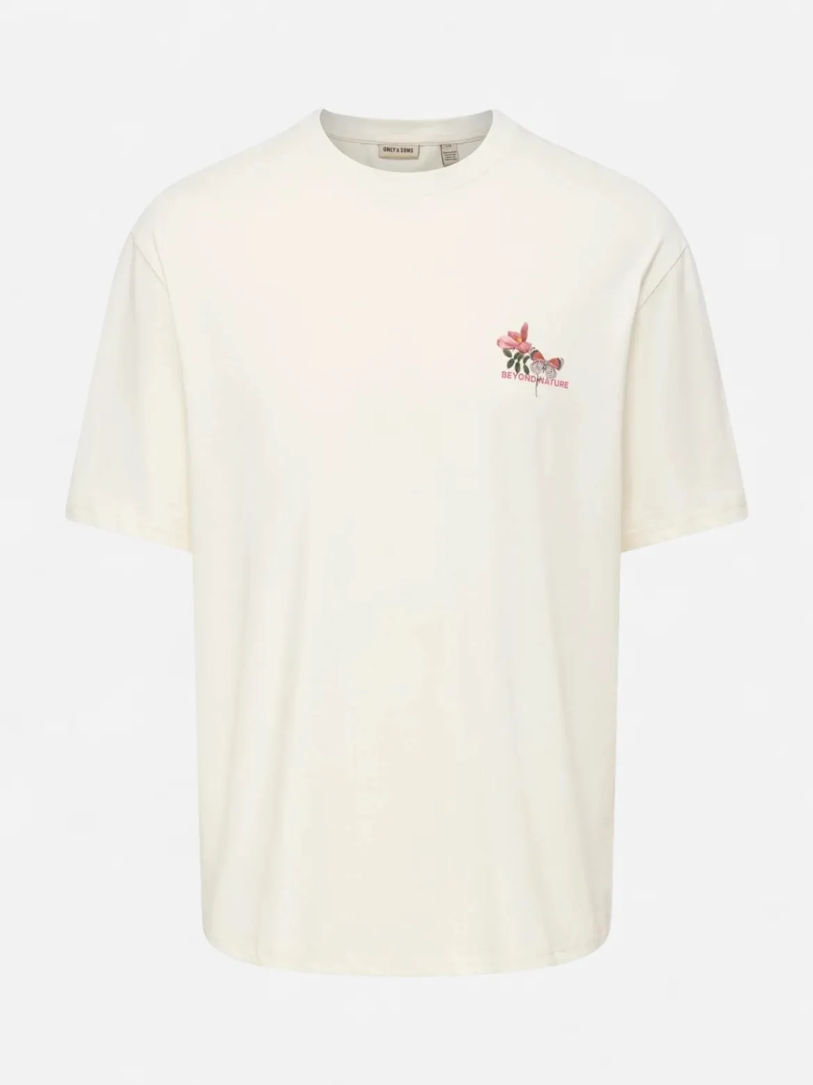 Only and Sons miesten T-paita Nature, Egret