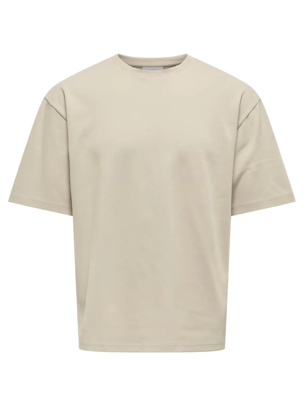 Only and Sons miesten t-paita ONSCaspian Airflex Boxy SS Tee Noos, Silver Lining