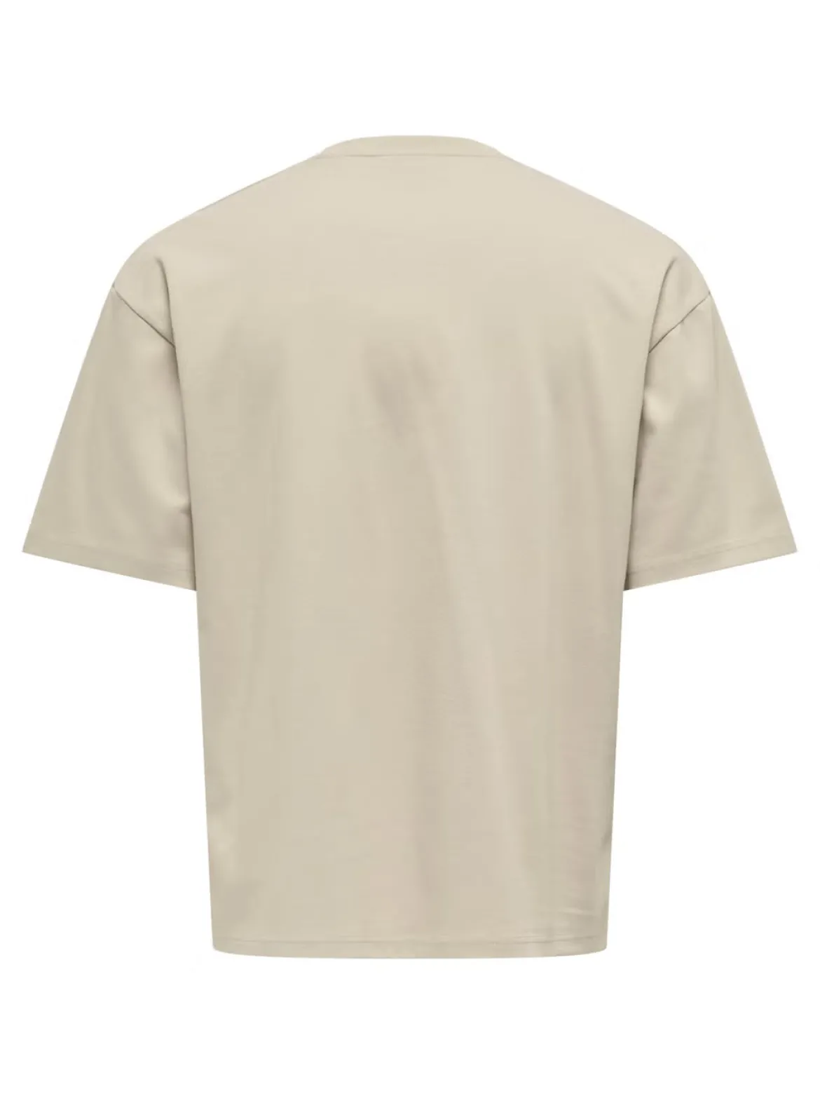Only and Sons miesten t-paita ONSCaspian Airflex Boxy SS Tee Noos, Silver Lining