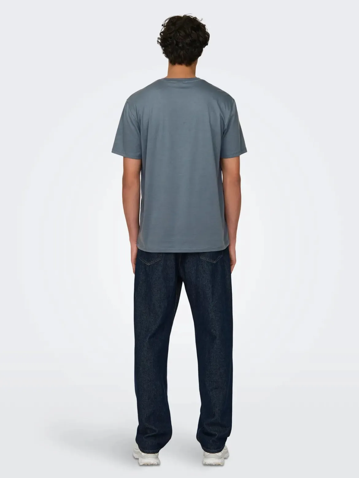 Only and Sons miesten T-paita Onsmax Life Ss Stitch Tee Noos, Flint Stone