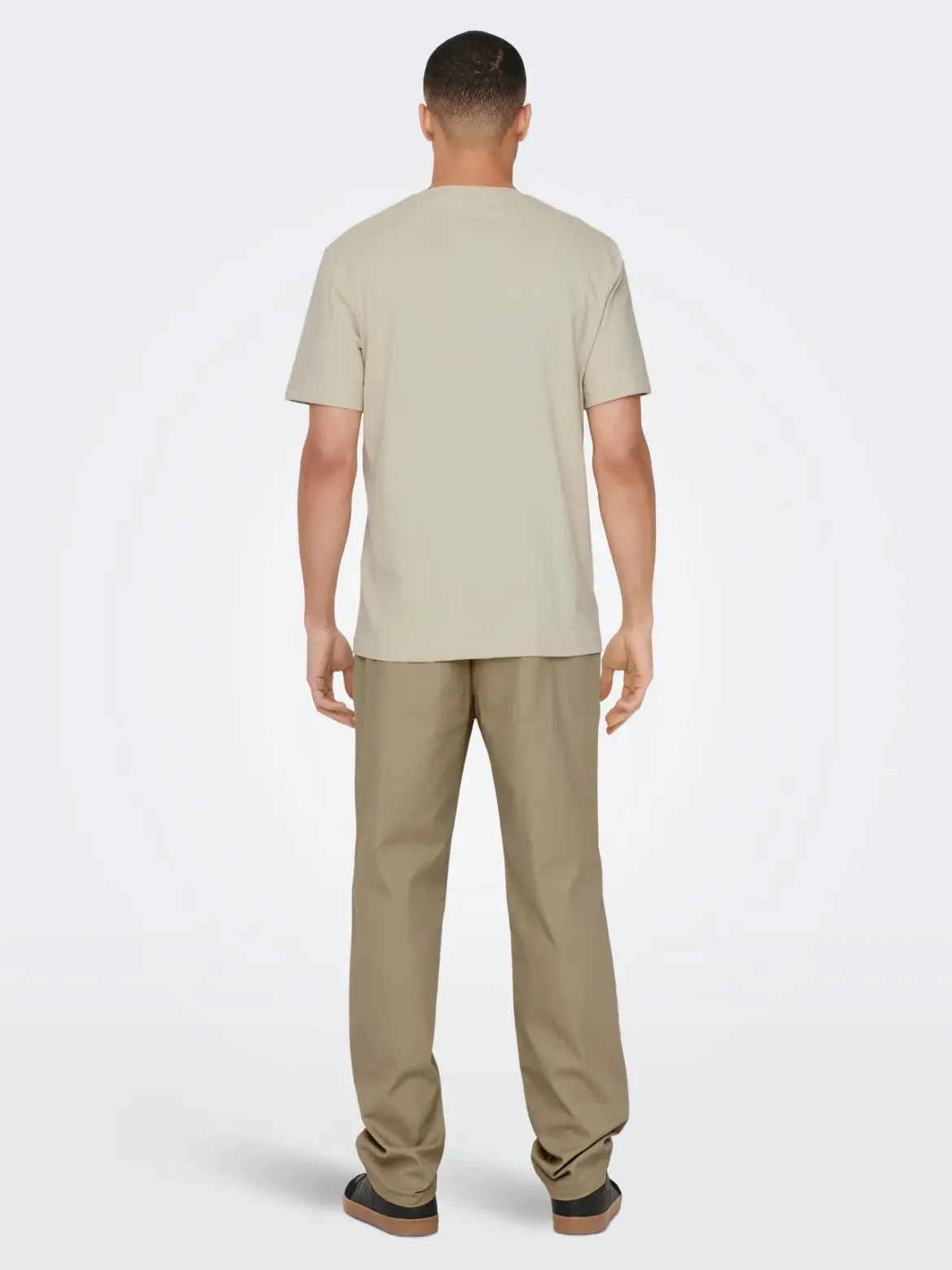 Only and Sons miesten T-paita Onsmax Life Ss Stitch Tee Noos, Pelican
