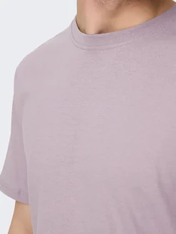 Only and Sons miesten T-paita Onsmax Life Ss Stitch Tee Noos, Nirvana