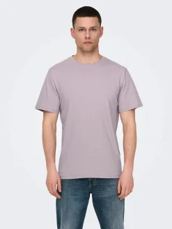 Only and Sons miesten T-paita Onsmax Life Ss Stitch Tee Noos, Nirvana
