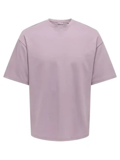 Only and Sons miesten t-paita ONSCaspian Airflex Boxy SS Tee, Toadstool