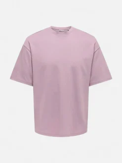 Only and Sons miesten t-paita ONSCaspian Airflex Boxy SS Tee, Toadstool