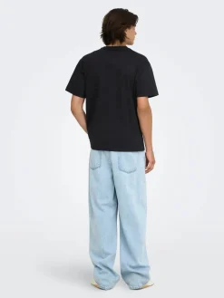 Only and Sons miesten T-paita Pulp Fiction, Jet Black