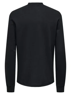 Only and Sons miesten turtle neck paita, ONSAIDAN REG LS SWEAT Jet Black