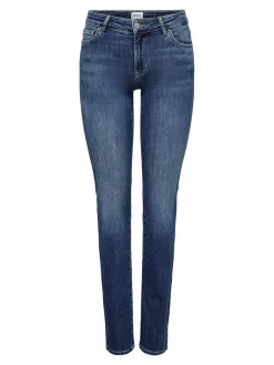 Only farkut, ONLALICIA REG STRT DNM DOT879 Sininen, Indigo