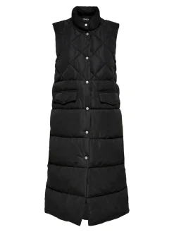 Only Naisten Liivi ONLSTACY QUILTED WAISTCOAT NOOS Musta