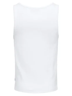 Only & Sons miesten hihaton paita ONSTanner, valkoinen