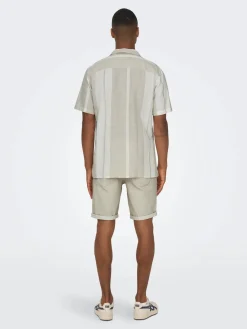 Only & Sons miesten kauluspaita ONSCaiden Shirt, Vintage Khaki