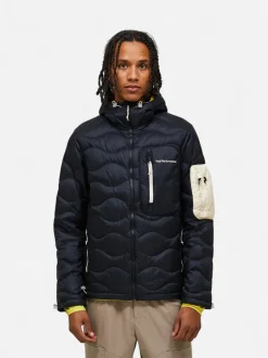 Peak Performance miesten takki Helium Utility Down Hood Jacket, musta