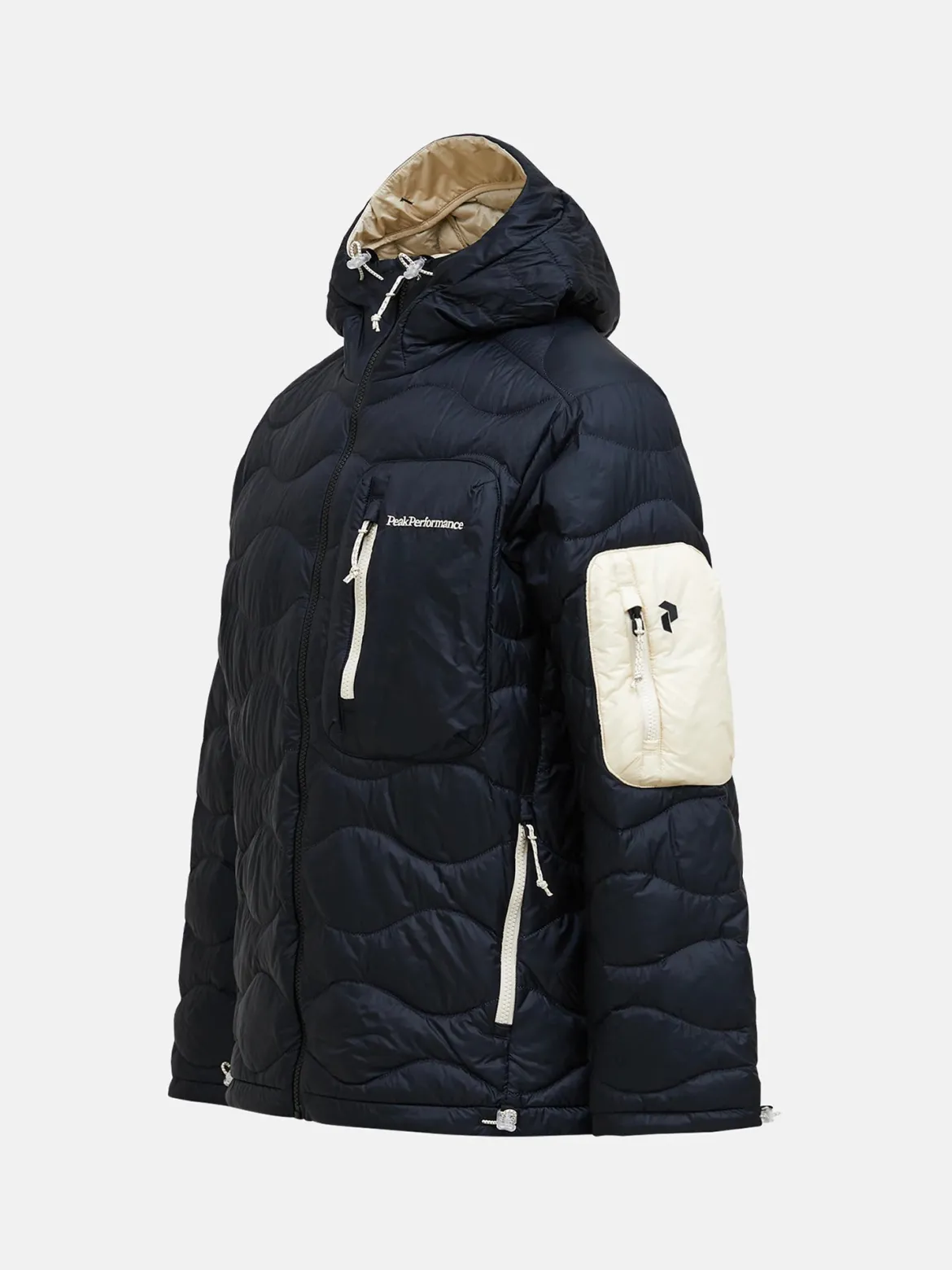 Peak Performance miesten takki Helium Utility Down Hood Jacket, musta