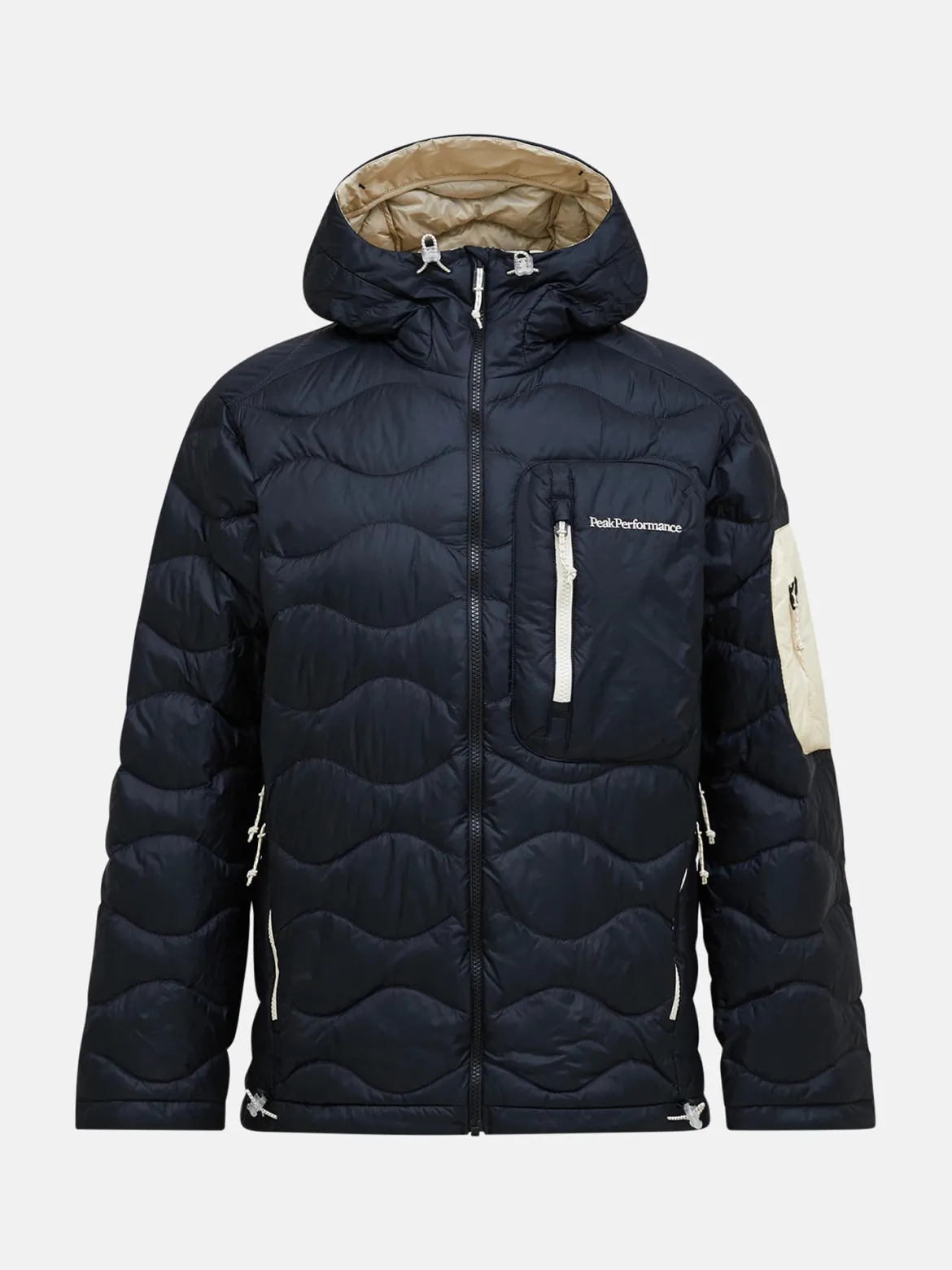 Peak Performance miesten takki Helium Utility Down Hood Jacket, musta
