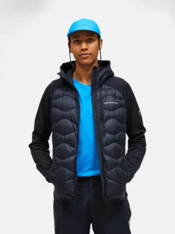 Peak Performance miesten takki M HELIUM DOWN HYBRID HOOD JACKET, musta