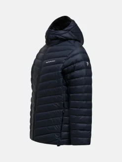 Peak Performance miesten untuvatakki Frost Hood Jacket, hiilenmusta