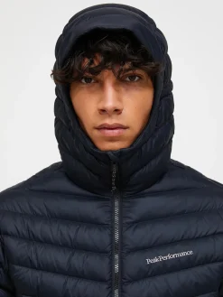 Peak Performance miesten untuvatakki Frost Hood Jacket, hiilenmusta