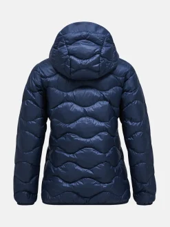 Peak Performance Naisten Kevytuntuvatakki, W Helium Down Hood Jacket Tummansininen