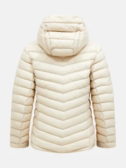 Peak Performance naisten kevytuntuvatakki, W FROST HOOD JACKET Hiekka