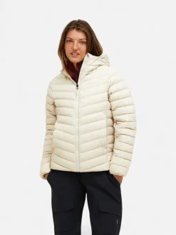 Peak Performance naisten kevytuntuvatakki, W FROST HOOD JACKET Hiekka