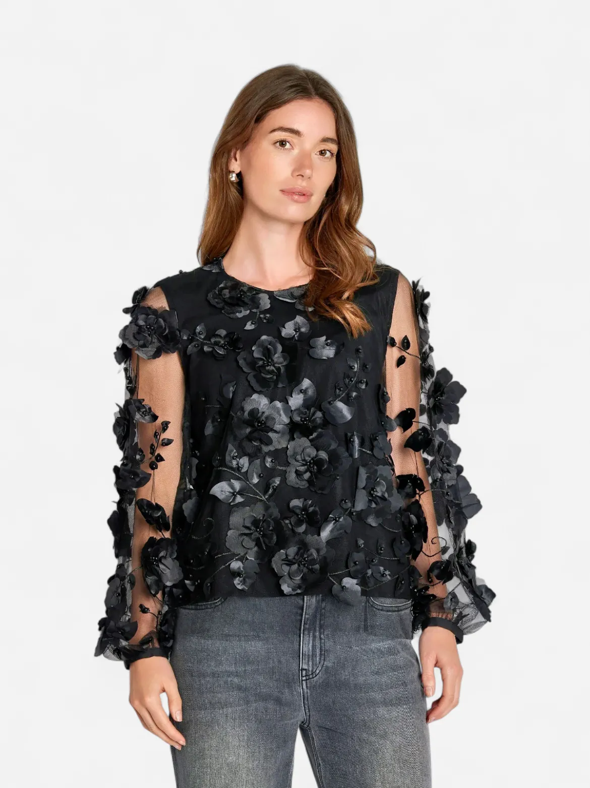 Philosophy Blues Original Giron Blouse, Musta