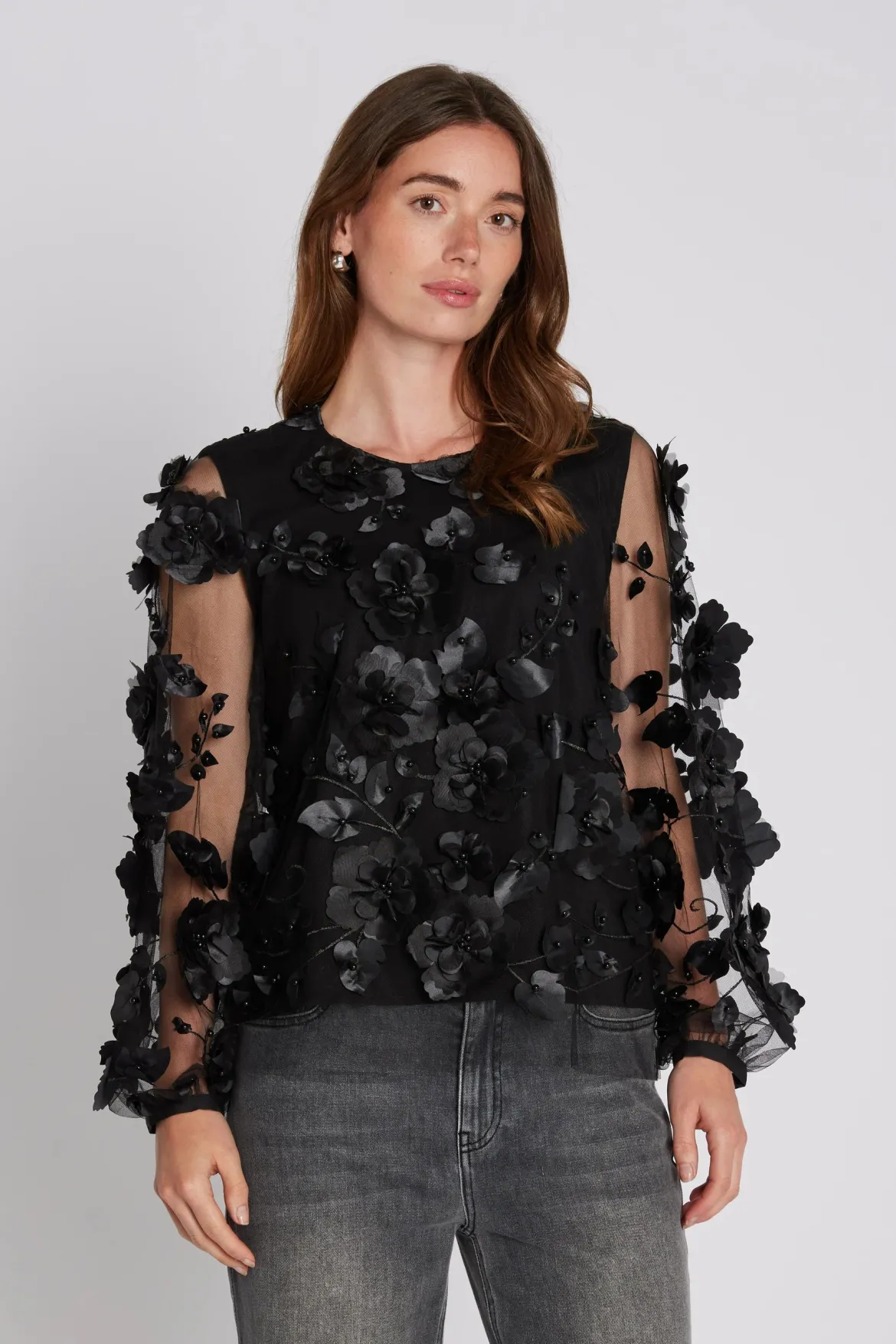 Philosophy Blues Original Giron Blouse, Musta