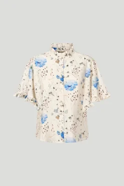 Philosophy Blues Original naisten pusero Diversity Shirt, valkopohjainen kuosi