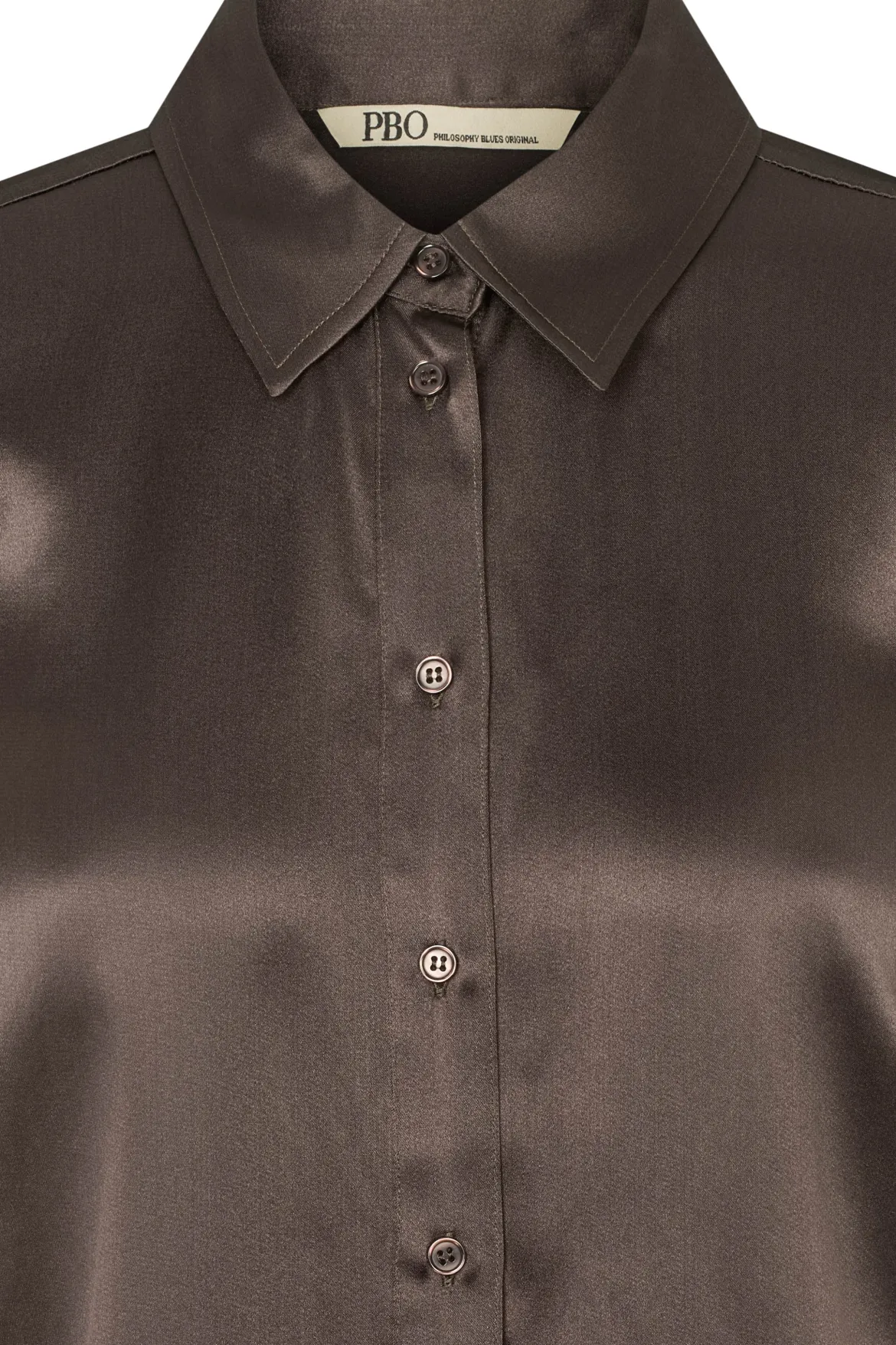 Philosophy Blues Original naisten paitapusero Olino Shirt, tummanruskea