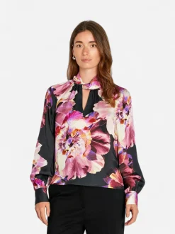 Philosophy Blues Original naisten pusero, VISKO SORIN BLOUSE Kuosi, Punainen