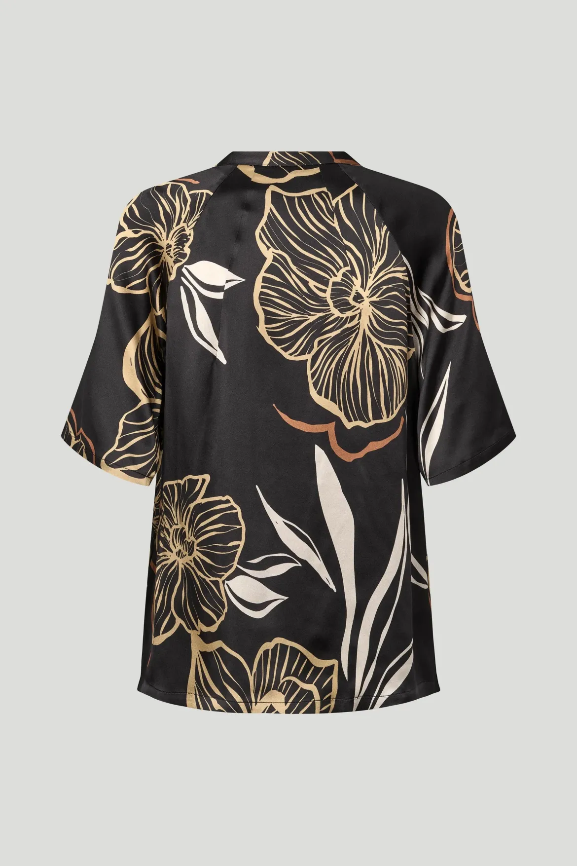 Philosophy Blues Original naisten pusero Indana Blouse, musta kuosi