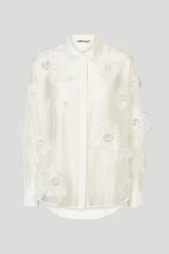 Philosophy Blues Original naisten paitapusero Bluma Shirt, valkoinen