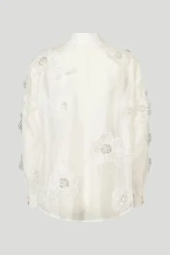 Philosophy Blues Original naisten paitapusero Bluma Shirt, valkoinen