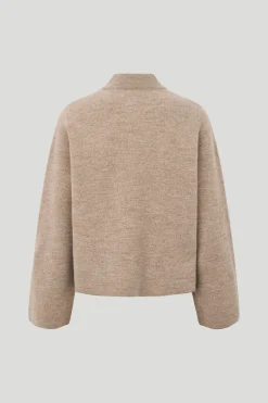 Philosophy Blues Original naisten jakku, MANTRA MEADOW KNIT JACKET Vaalea Beige