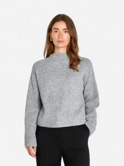 Philosophy Blues Original naisten neulepusero, TORNA KNIT Vaaleanharmaa