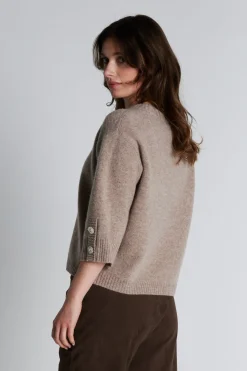 Philosophy Blues Original naisten neulepusero Joba Knit Sweater, beige