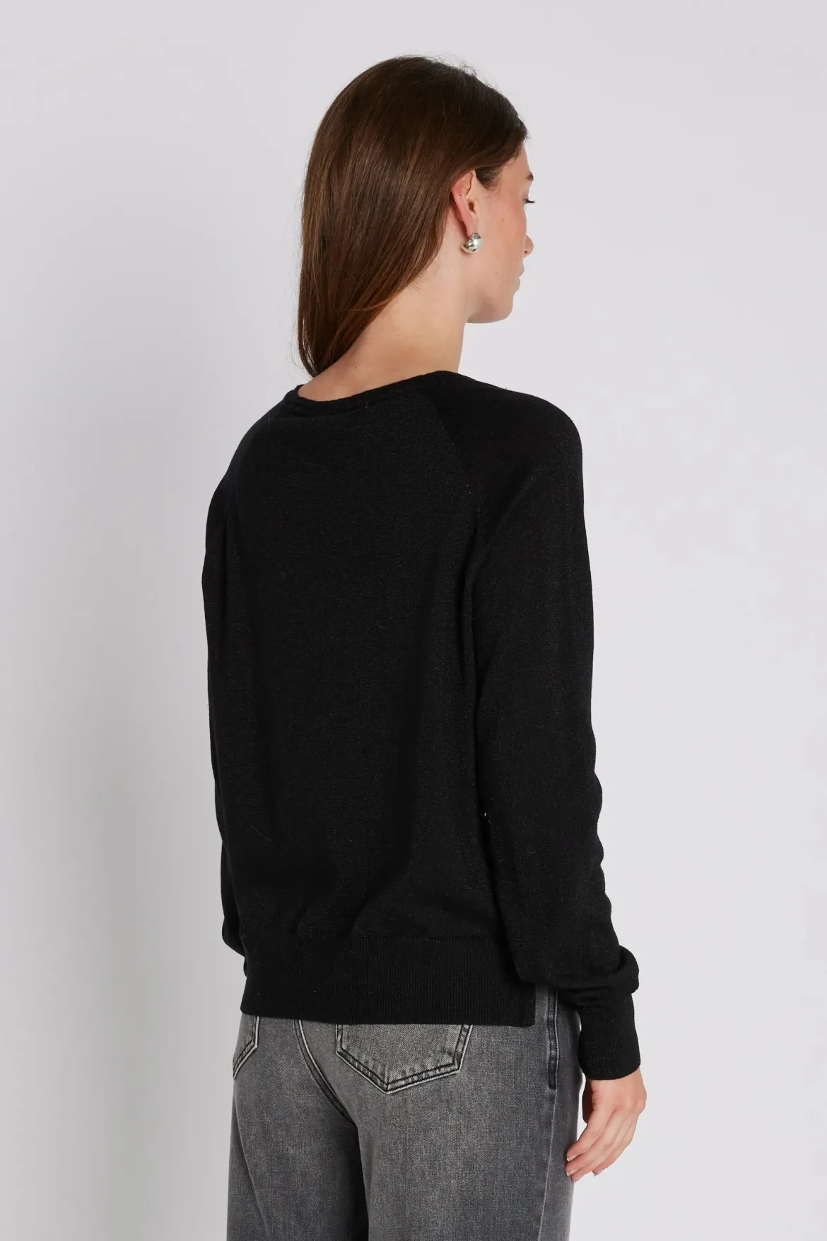 Philosophy Blues Original naisten neulepusero BEKKA KNIT SWEATER, musta