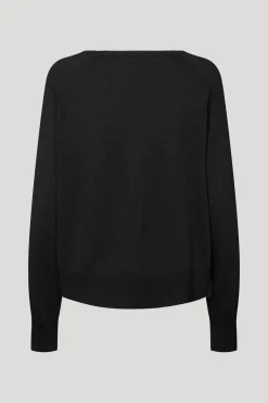 Philosophy Blues Original naisten neulepusero BEKKA KNIT SWEATER, musta
