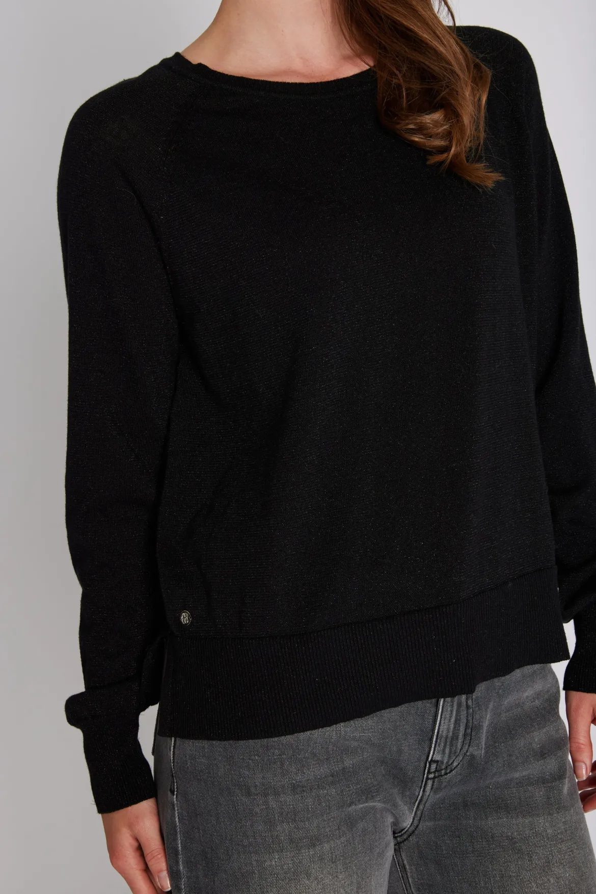 Philosophy Blues Original naisten neulepusero BEKKA KNIT SWEATER, musta