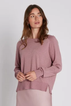 Philosophy Blues Original naisten neulepusero BEKKA KNIT SWEATER, vaaleanpunainen