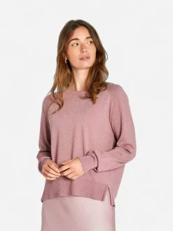 Philosophy Blues Original naisten neulepusero BEKKA KNIT SWEATER, vaaleanpunainen