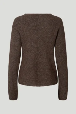 Philosophy Blues Original naisten neulepusero, TORNA KNIT Tummanruskea
