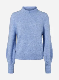 Philosophy Blues Original naisten neulepusero, MERI ALEXA SWEATER Vaaleansininen