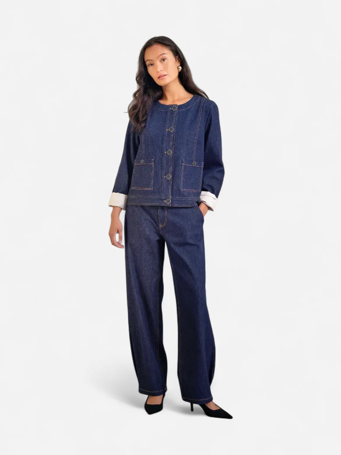 Philosophy Blues Original naisten farkut Anera Jeans, tummansininen